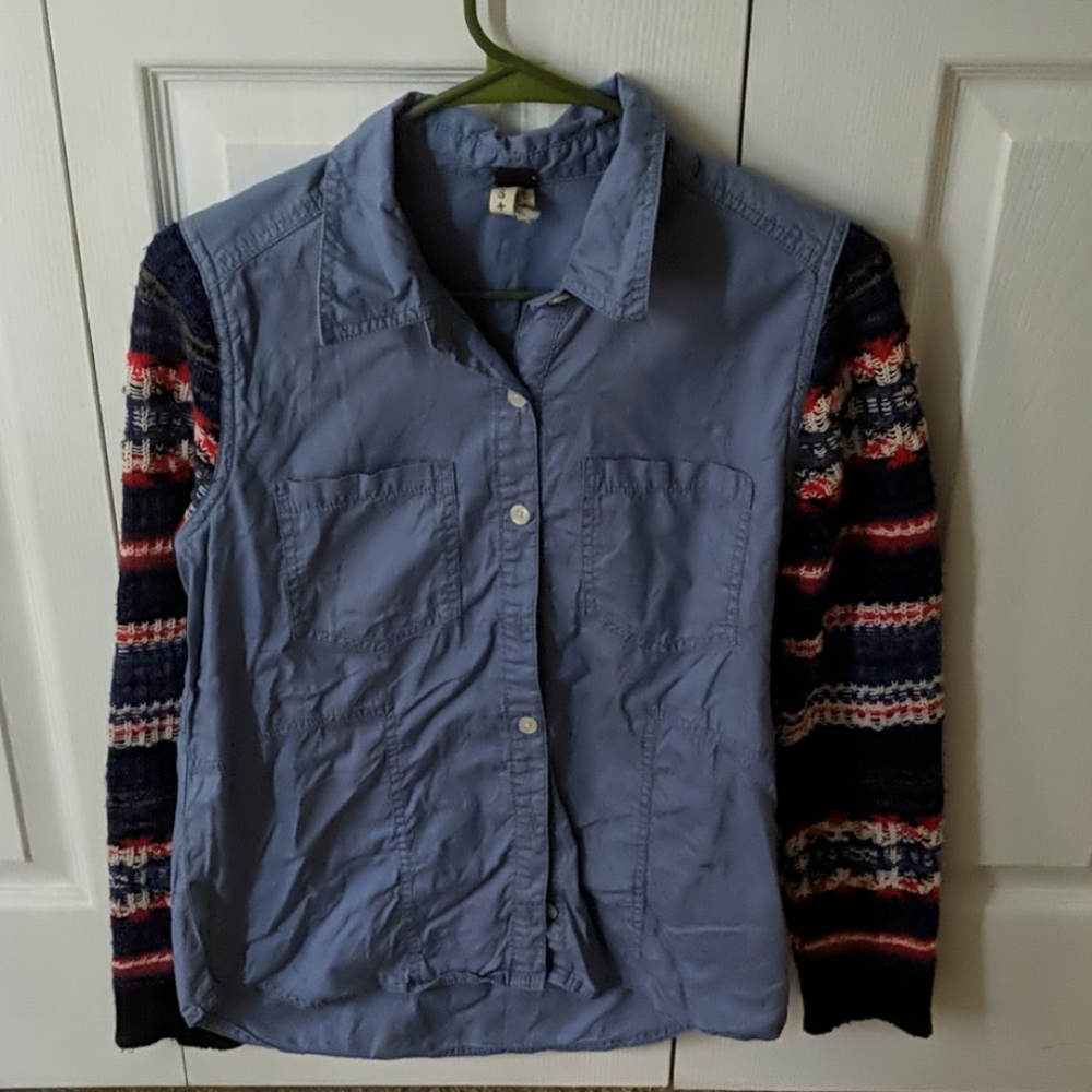 Free People Button Down